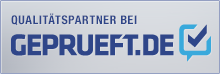 geprueft.de Qualitätspartner Auszeichnung